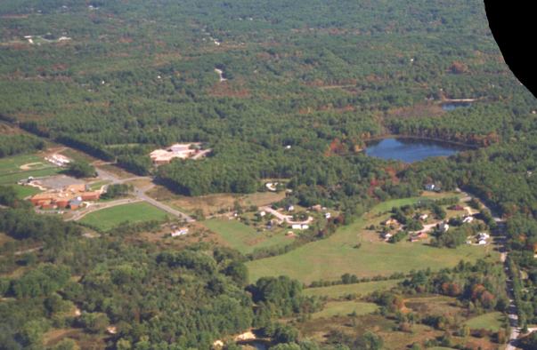 Fall 1996 - aerial photo of southern Amherst