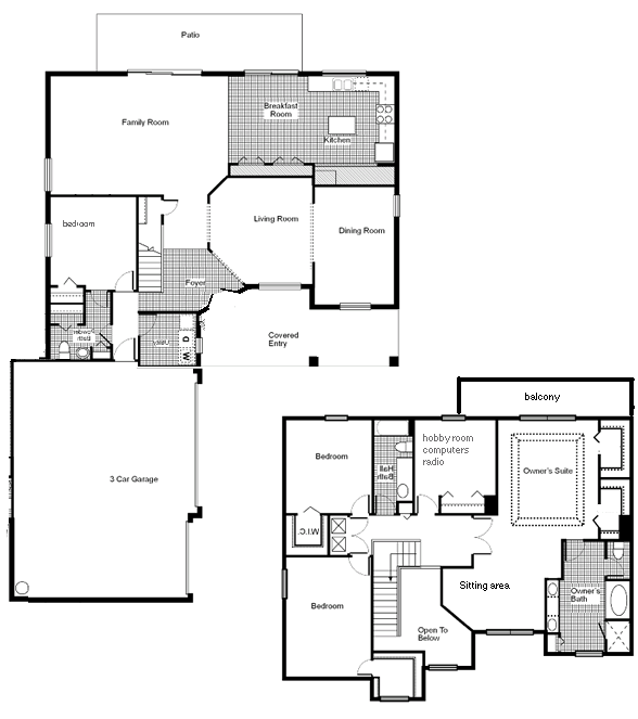floor plan of our house